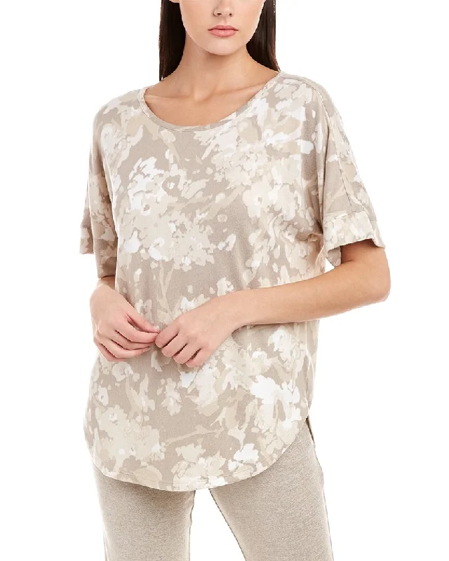 N Natori Floral Camo Printed Mirage Top