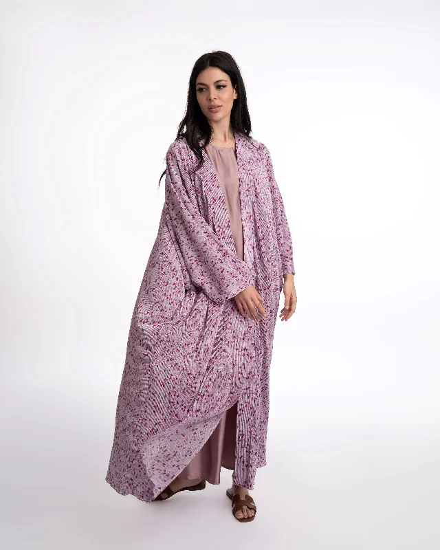 Ruba Printed Abaya -Floral