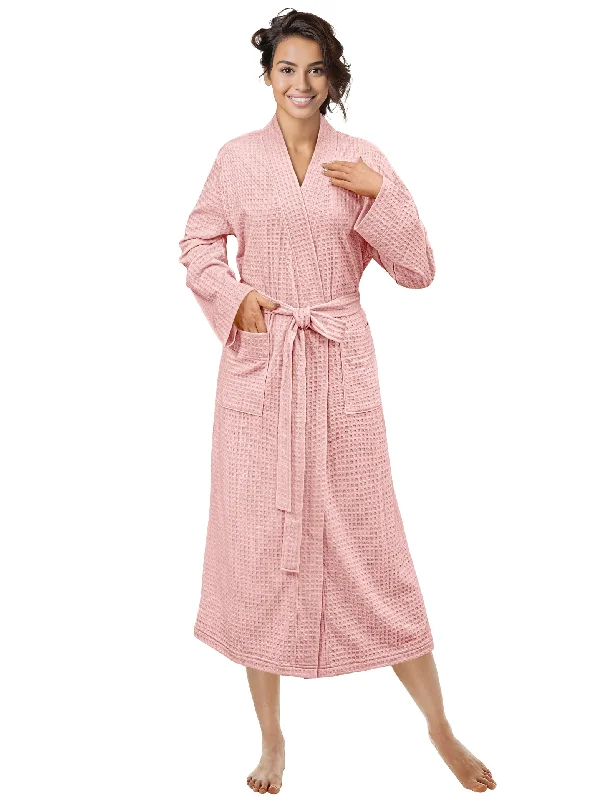 Women's Waffle Texture Knit Robe