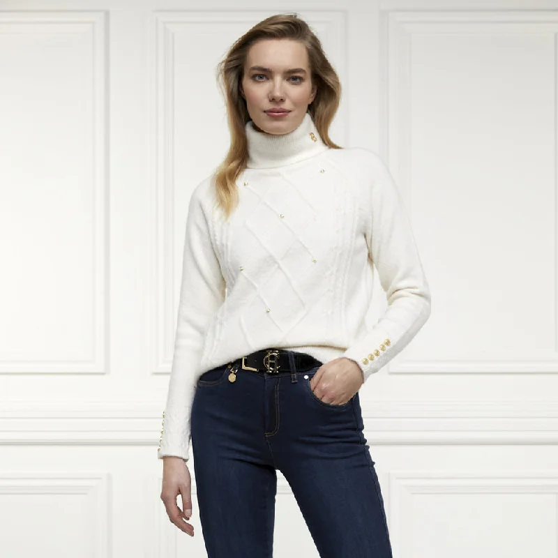 Holland Cooper Ladies Harlow Roll Neck Knit