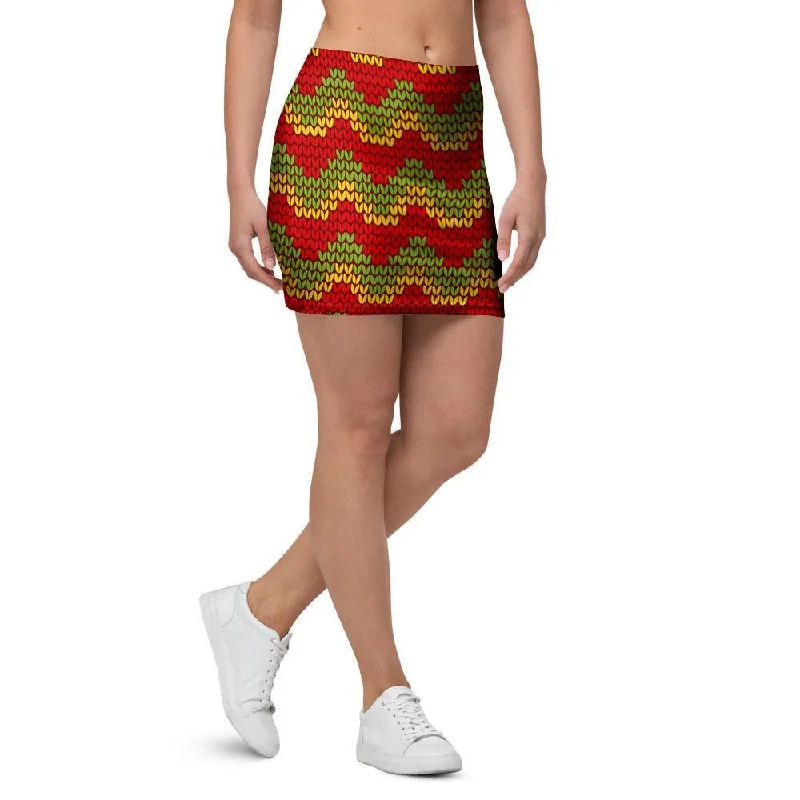 Classic Reggae Mini Skirt