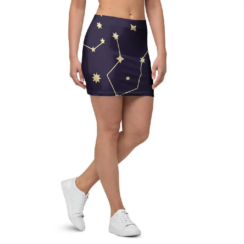 Constellation Galaxy Space Mini Skirt