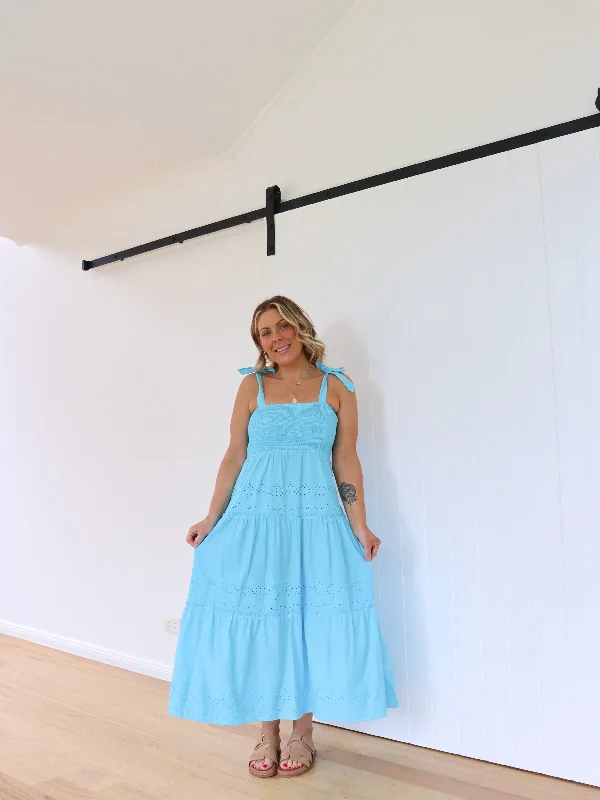 Isla Maxi Dress - Aqua Best maxi dresses for plus size