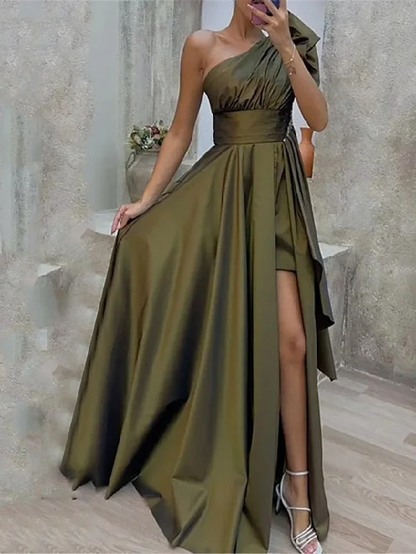 Women Satin Long Dress Women's maxi dresses