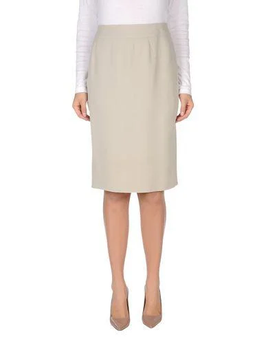 Giorgio Armani Women Knee length skirt Grey 10 UK