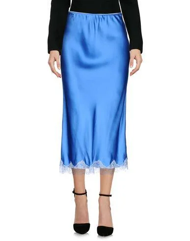 Pinko Women 3/4 length skirt Bright blue 8 UK