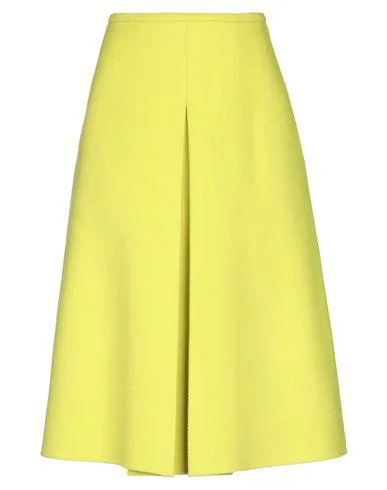 Rochas Women 3/4 length skirt Acid green 8 UK