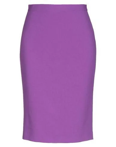 Boutique Moschino Women Knee length skirt Purple 14 UK