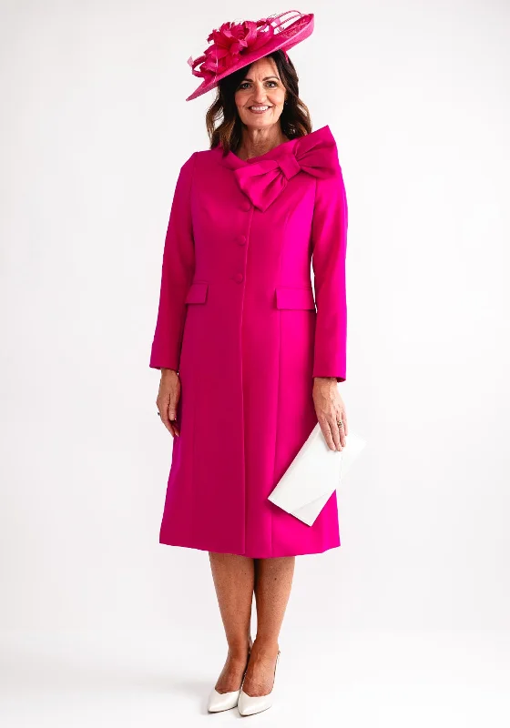 Claudia C Stravin Sky Dress and Jacket, Fuchsia Lounge unclassified dresses