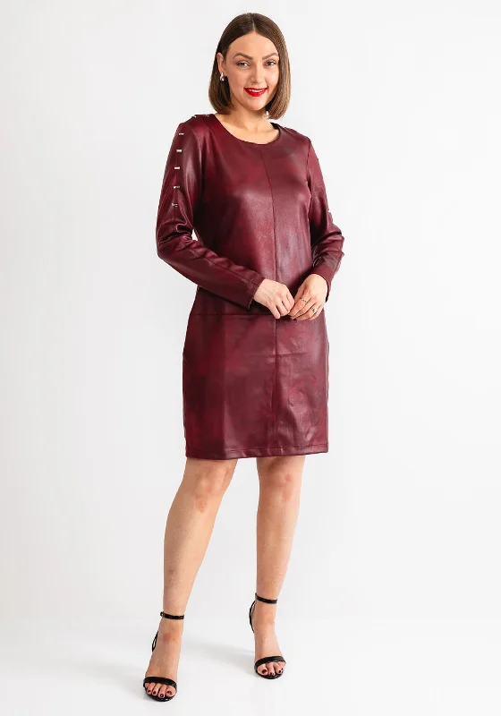 Eva Kayan Studded A-Line Dress, Wine Gothic unclassified dresses