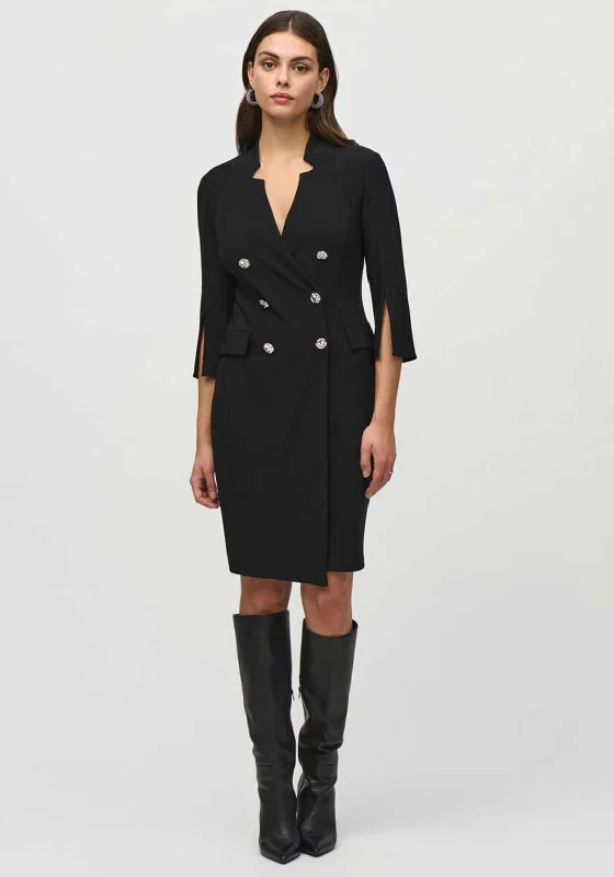 Joseph Ribkoff Jersey Blazer Dress, Black Breathable unclassified dresses