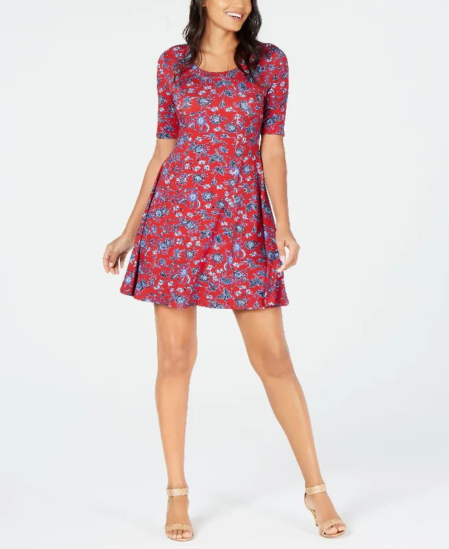 Karen Kane Printed A Line Dress