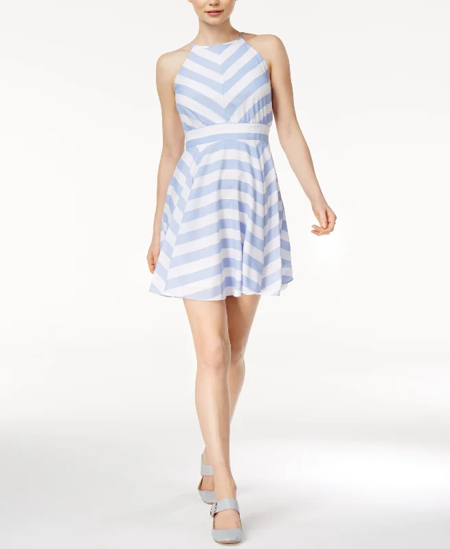 Maison Jules Kimberly Striped Fit Flare Dress