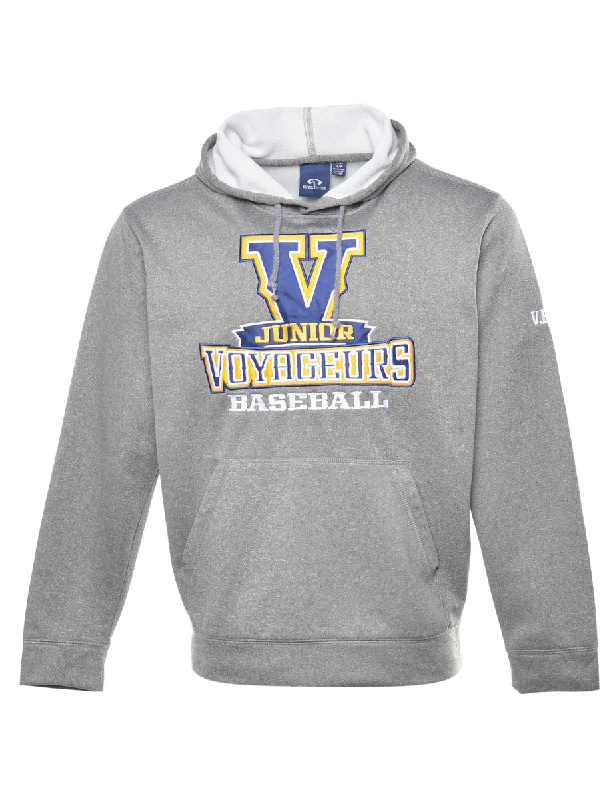 Baseball Hooded Sports Sweatshirt - S