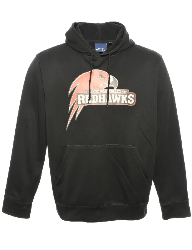 Bedford Collegiate Redhawks Hooded Sports Sweatshirt - M