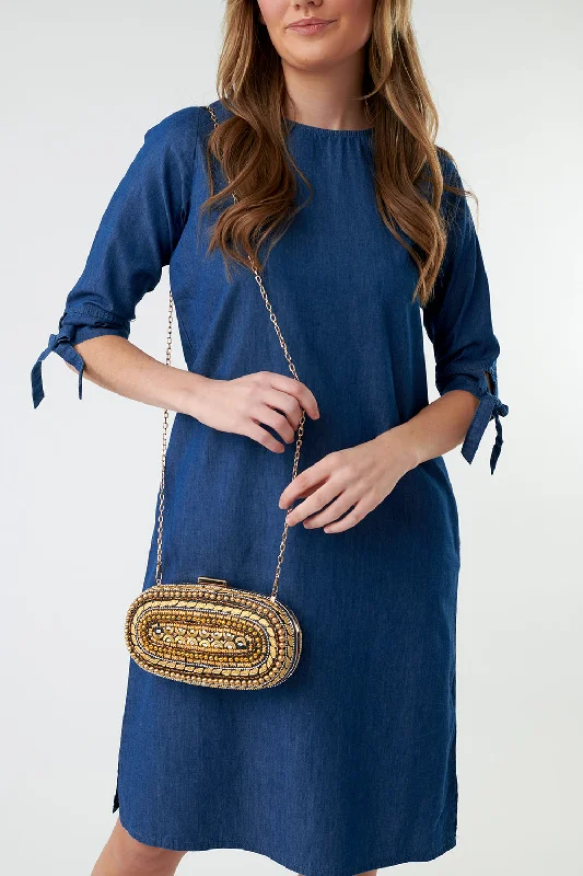 Denim Sheath Dress