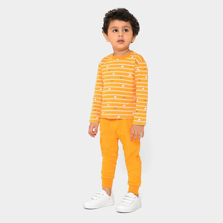 Kids Printed Sweatshirt & Pyjama Set