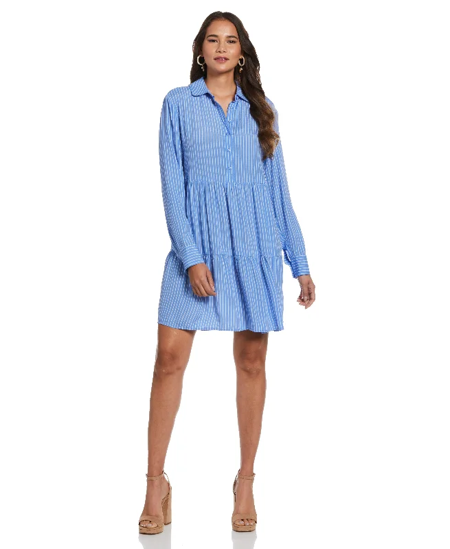 Tiered Popover Dress Vacation unclassified dresses