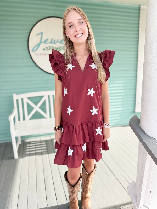 Game Day Sequin Star Dress