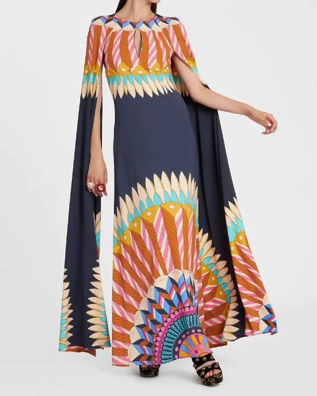 Hathor Dress In Delta Placee | Delta Placee