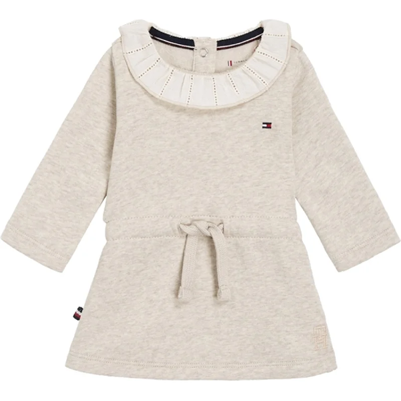 Tommy Hilfiger Baby Lace Collar Dress Merino Melange