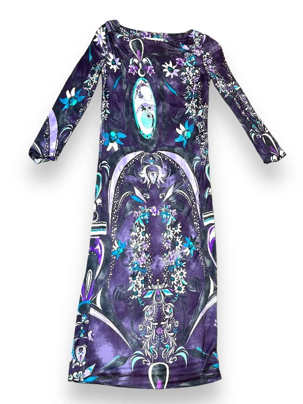 Trend: Emilo Pucci Purple Multi Bodycon Dress